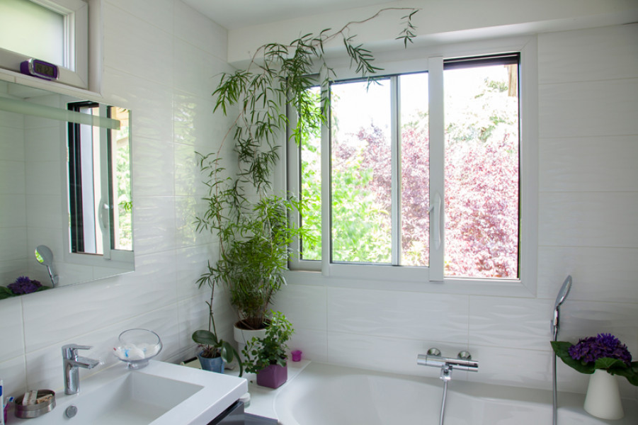 Baie vitrée coulissante pvc composite - Menuiserie Bouvet Baie vitrée coulissante pvc composite - Menuiserie Bouvet